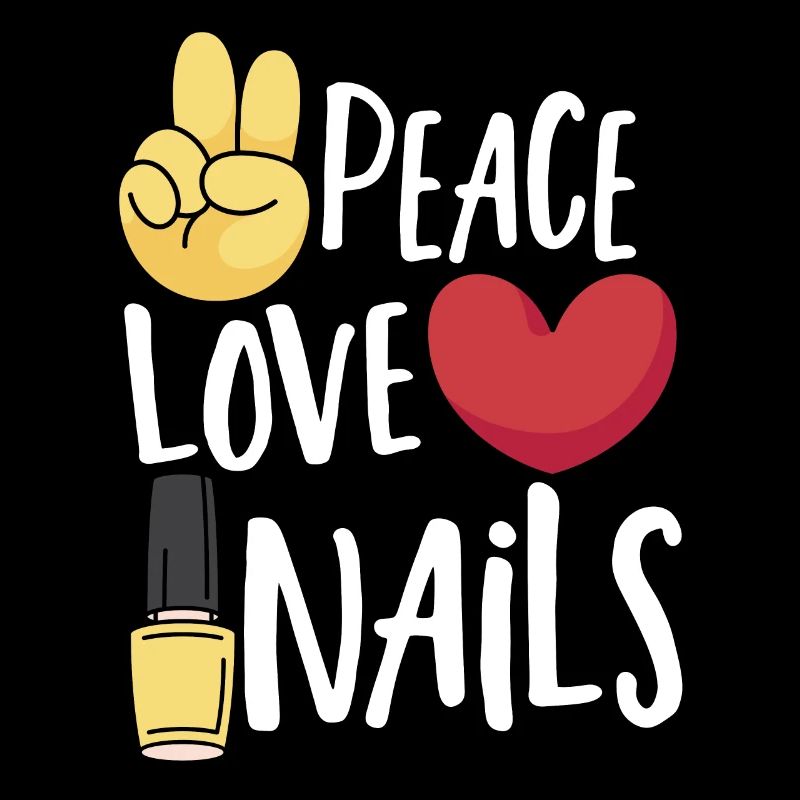 Peace Love Nails Nail Tech Nail Technicien
