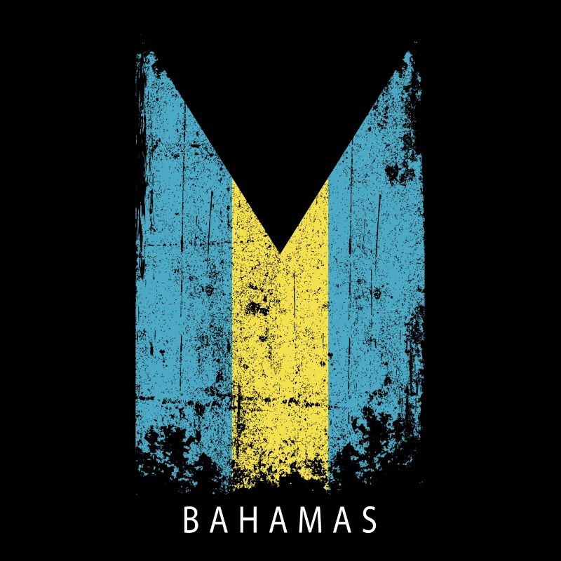 Souvenir avec le drapeau du pays des Bahamas