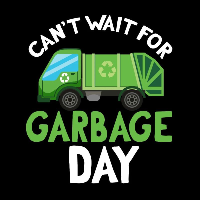 Garbage trucks, garbage day, garbage collection