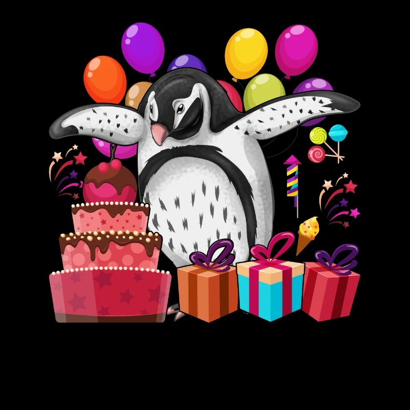 Antarktis Tier Geburtstagsfeier Geschenk Pinguin