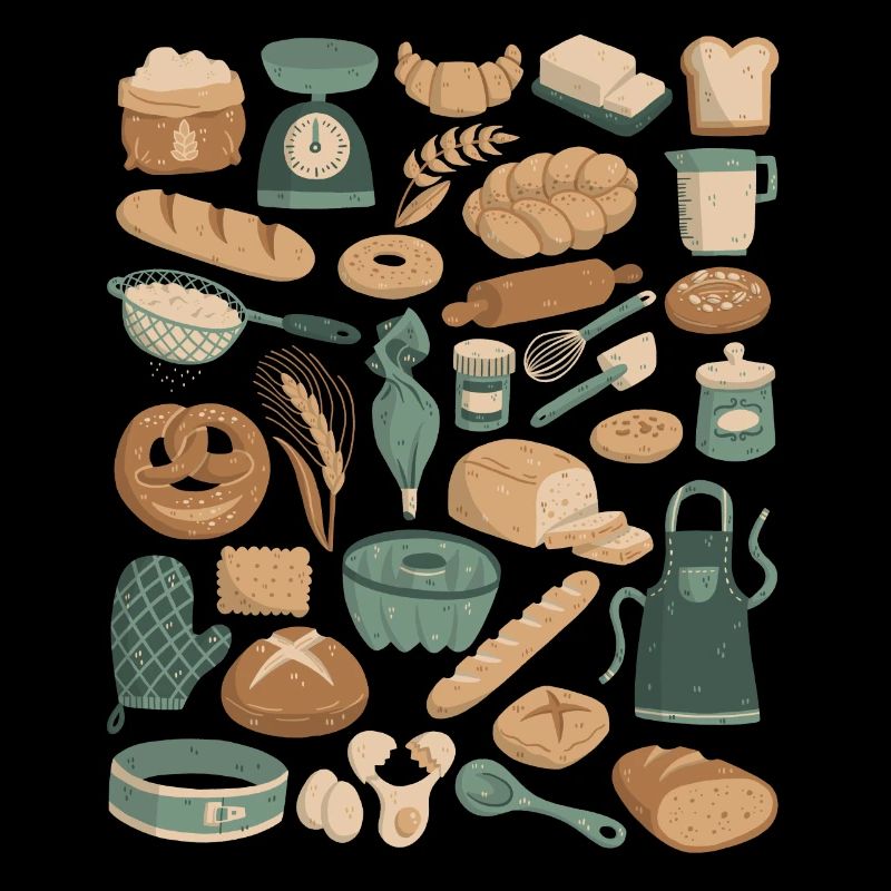 Baking & Bakery Doodles