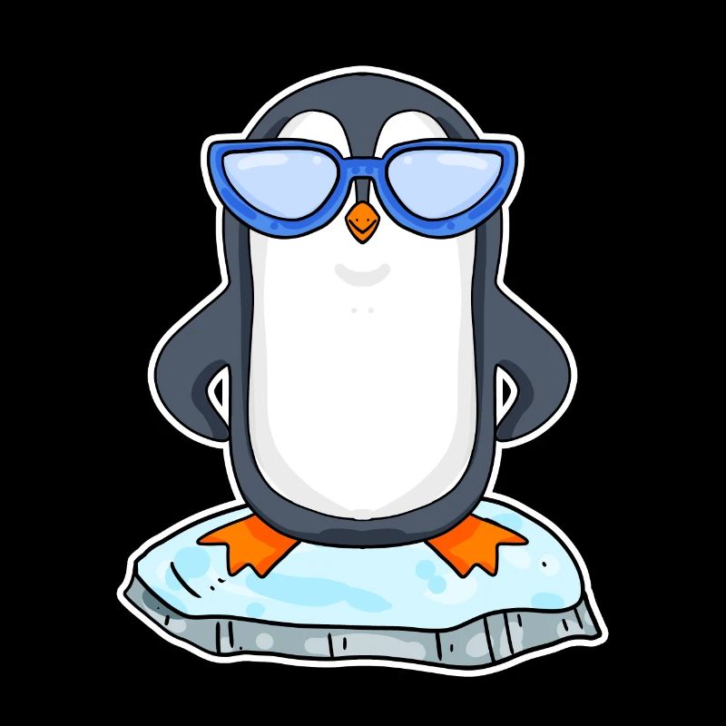 Cooler Pinguin
