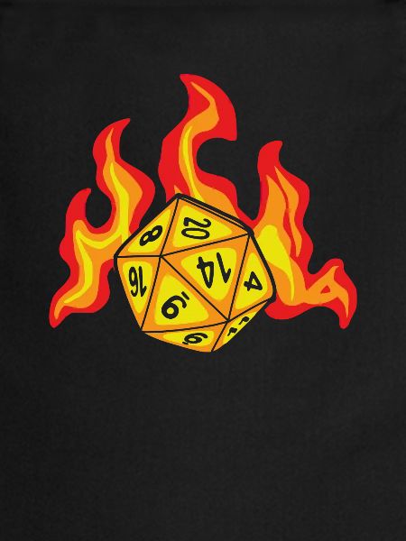Burning cube