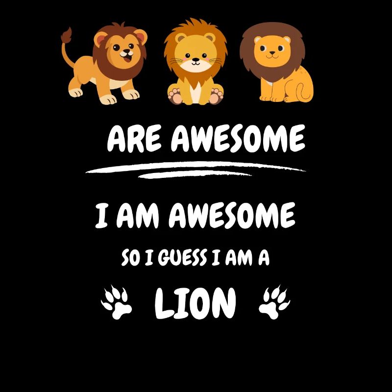 Süßes Löwendesign