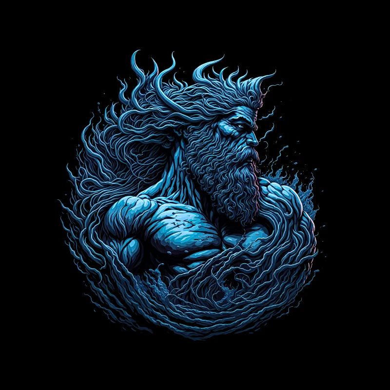 Poseidon, Gott des Meeres