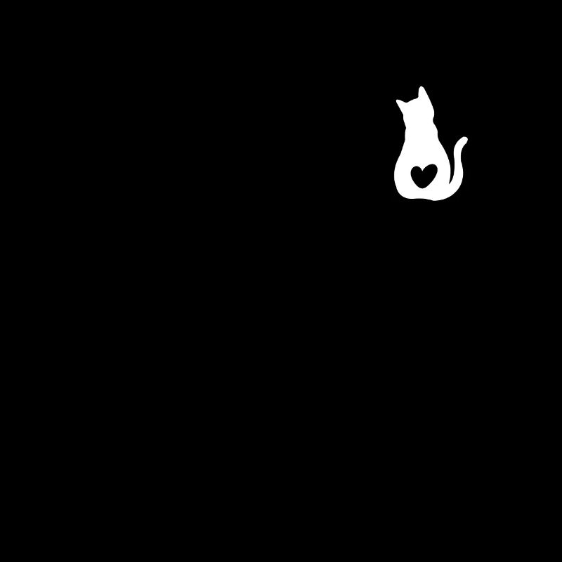 Amoureux des chats Cœur de chat - Chat Chiot Chats Cœurs Bébé C