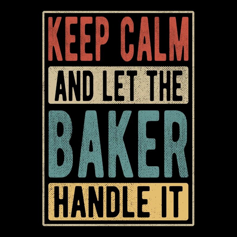 Bäcker Retro Geschenk