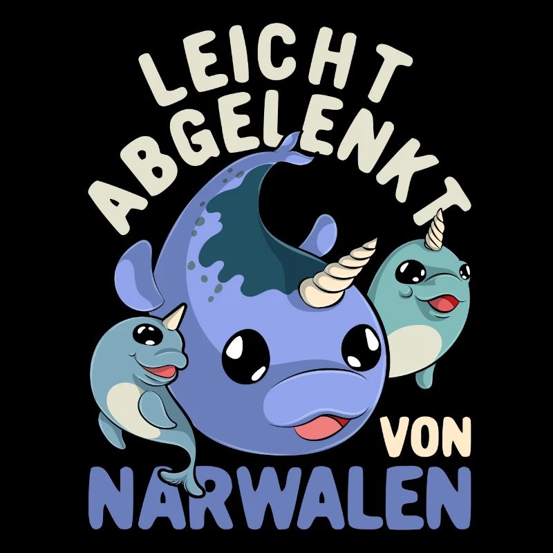 Meeresbewohner Wal Lustige Geschenkidee Narwal