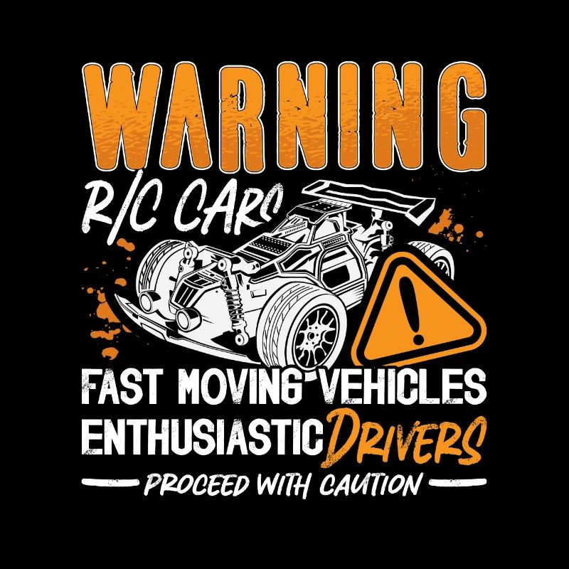 RC Model Racing Warning R/C Cars Fast Model Maker