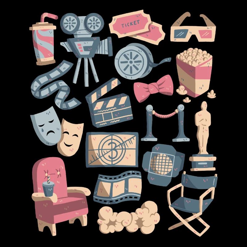 Cinéma - Films, Écran, Popcorn