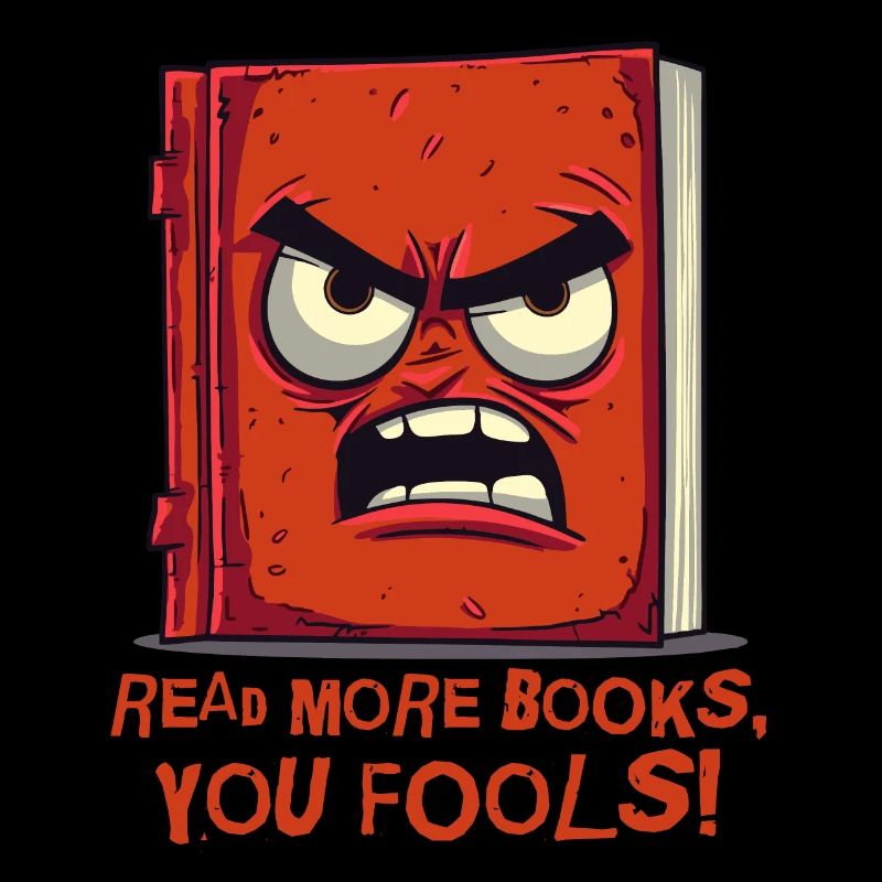 Read more books! Angry Book