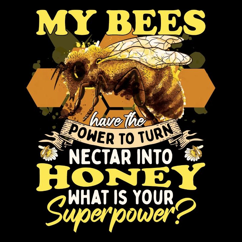 Mes abeilles transforment le nectar en miel