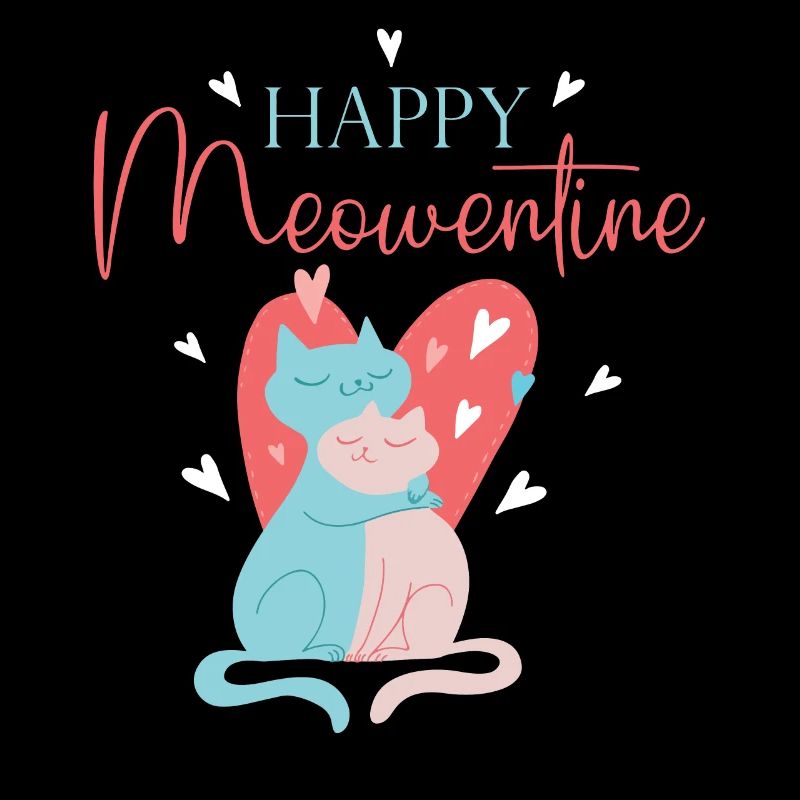 Joyeuse Chat Meowentine de la Saint-Valentin