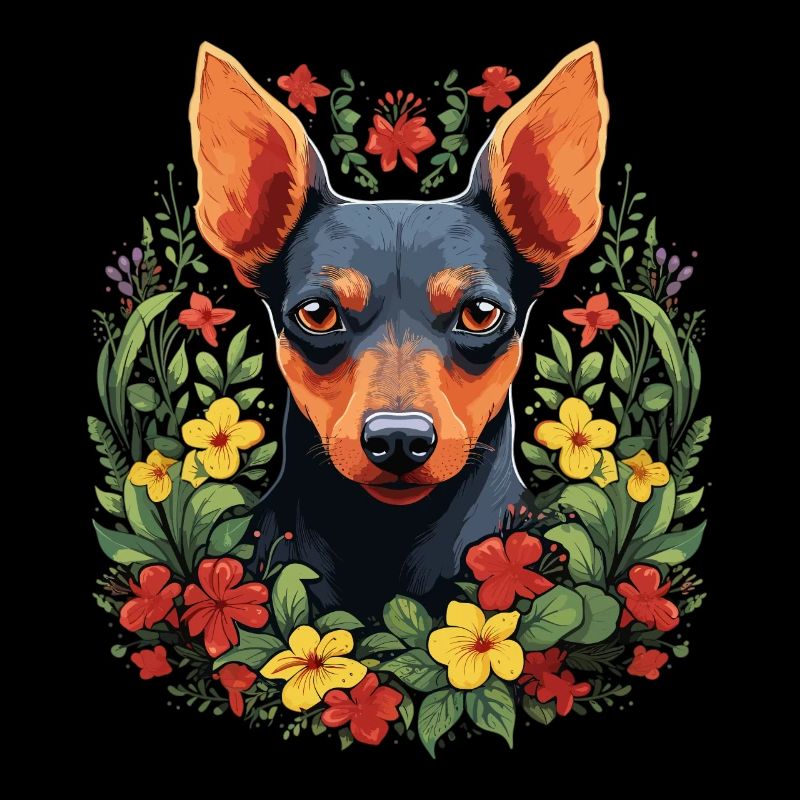 Pinscher Hund Geschenk
