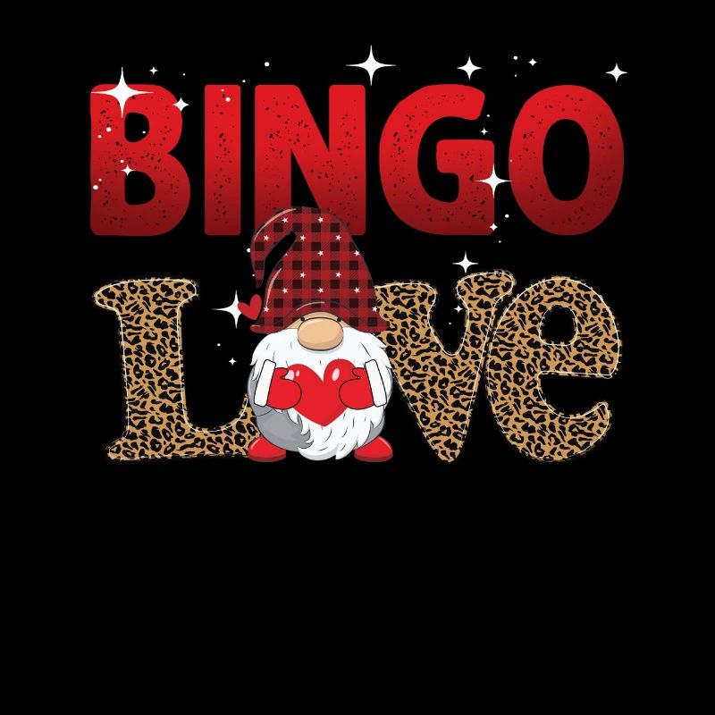Bingo Love Leo Pattern Women Men Bingo