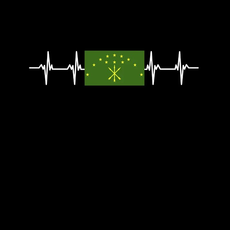 Drapeau russe - Adygea