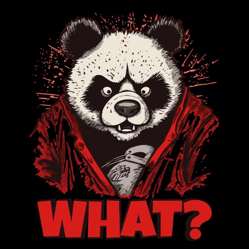 Wütender Pandabär