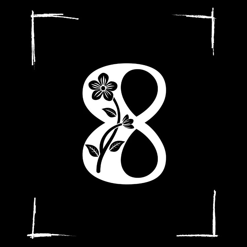 number 8 initial