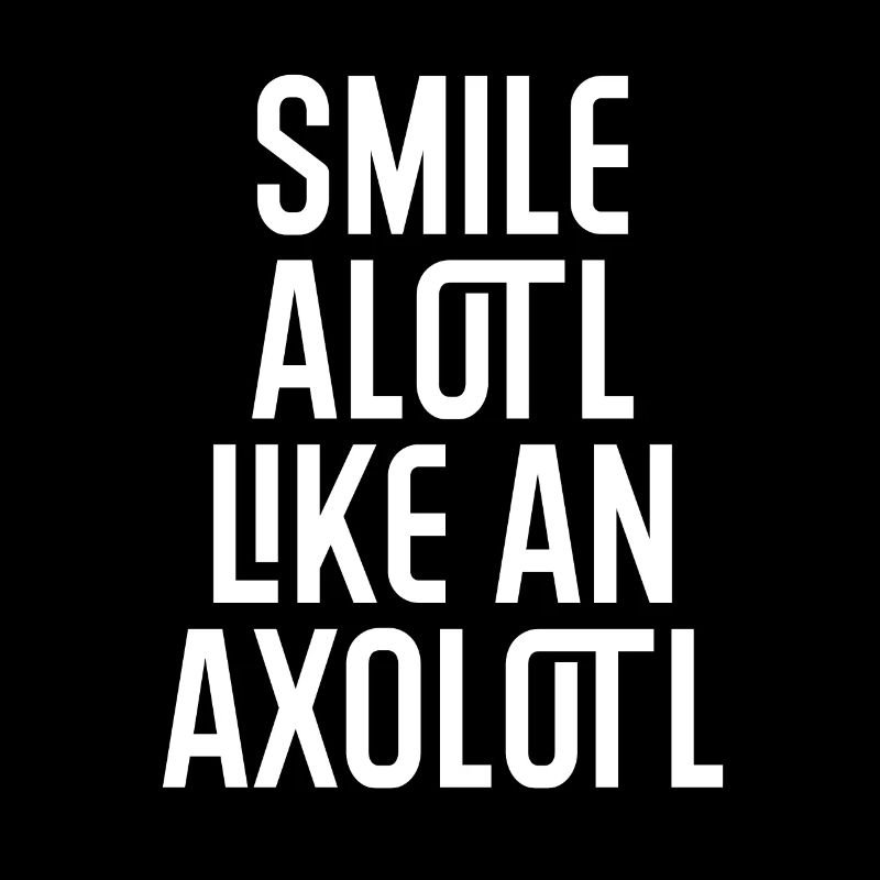 Alotl smiling like an axolotl
