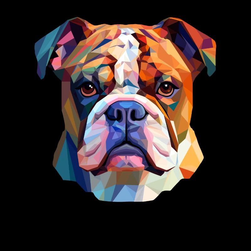Bulldog - Low polygon bulldog
