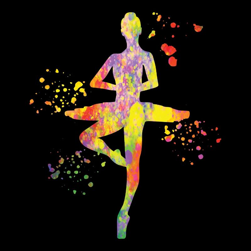 Ballet Dancer Colorsplash Ballerina