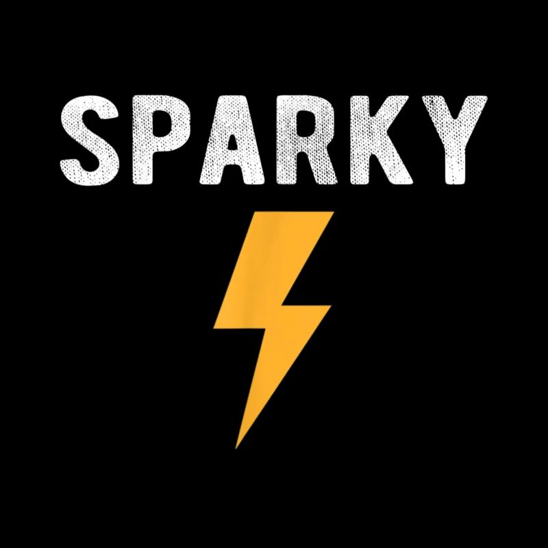 Elektriker Geschenk Lustig Sparky Spitzname Blitz