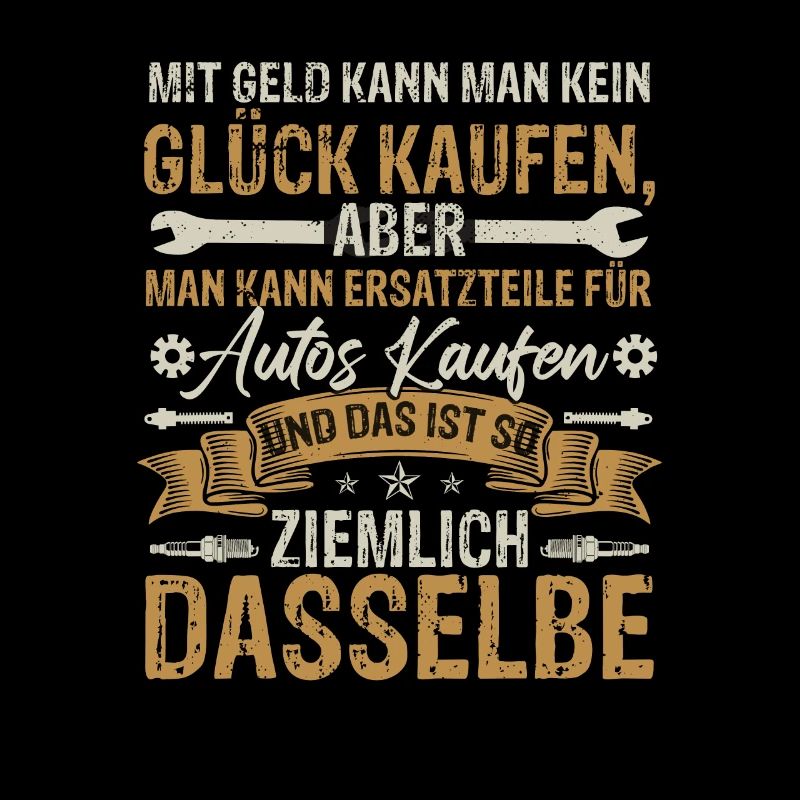 Automechaniker Ersatzteile Sprüche KFZ Auto