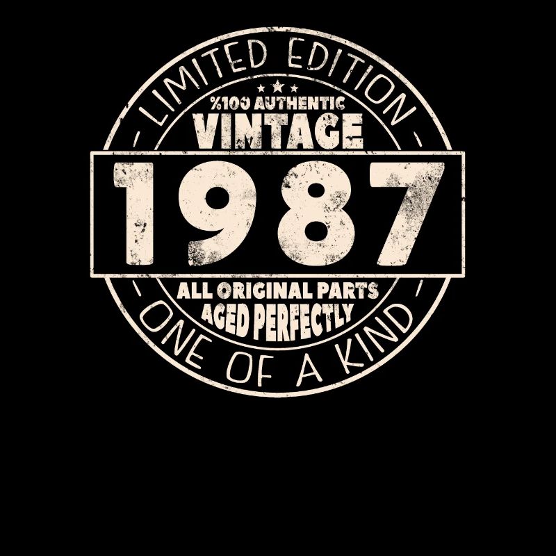 Cadeau 1987 Millésime 36/37 ans