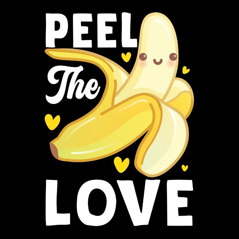 Peler le fruit de la banane Love