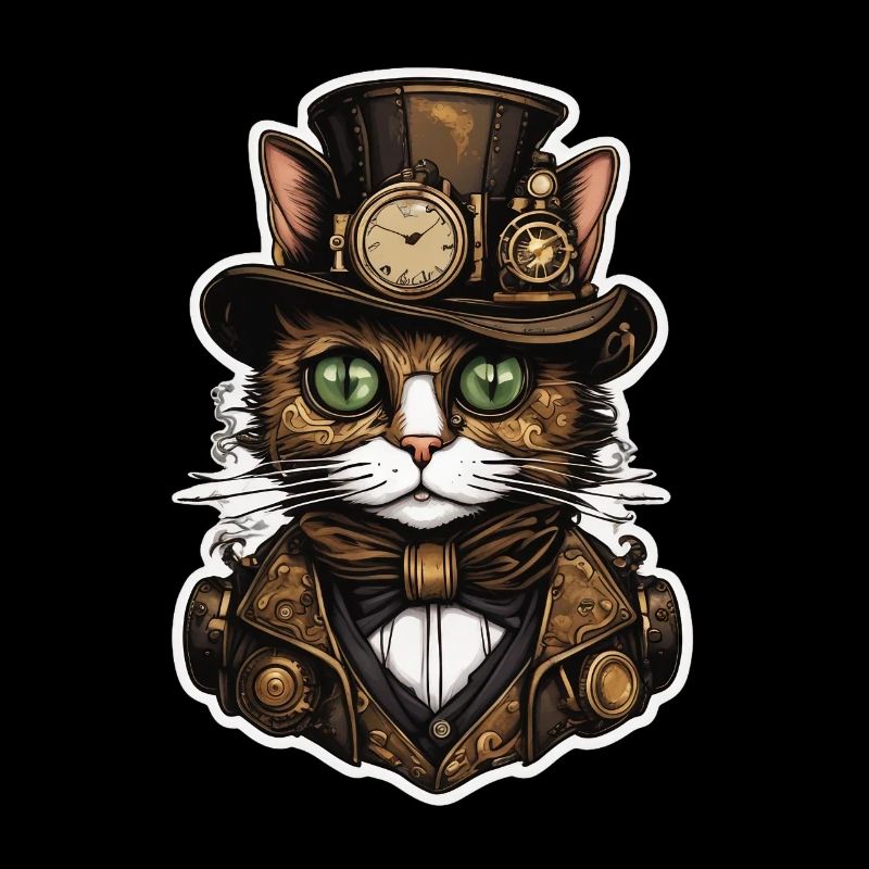 Steampunk Cat 01