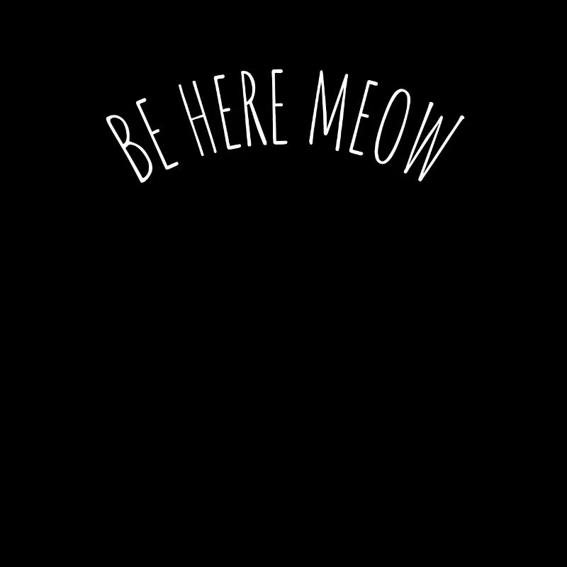 Chat de yoga - Be Here Meow