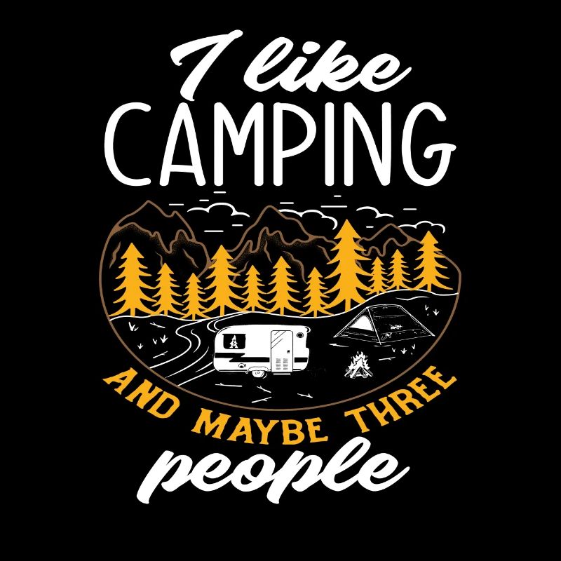 I like camping funny caravan camper
