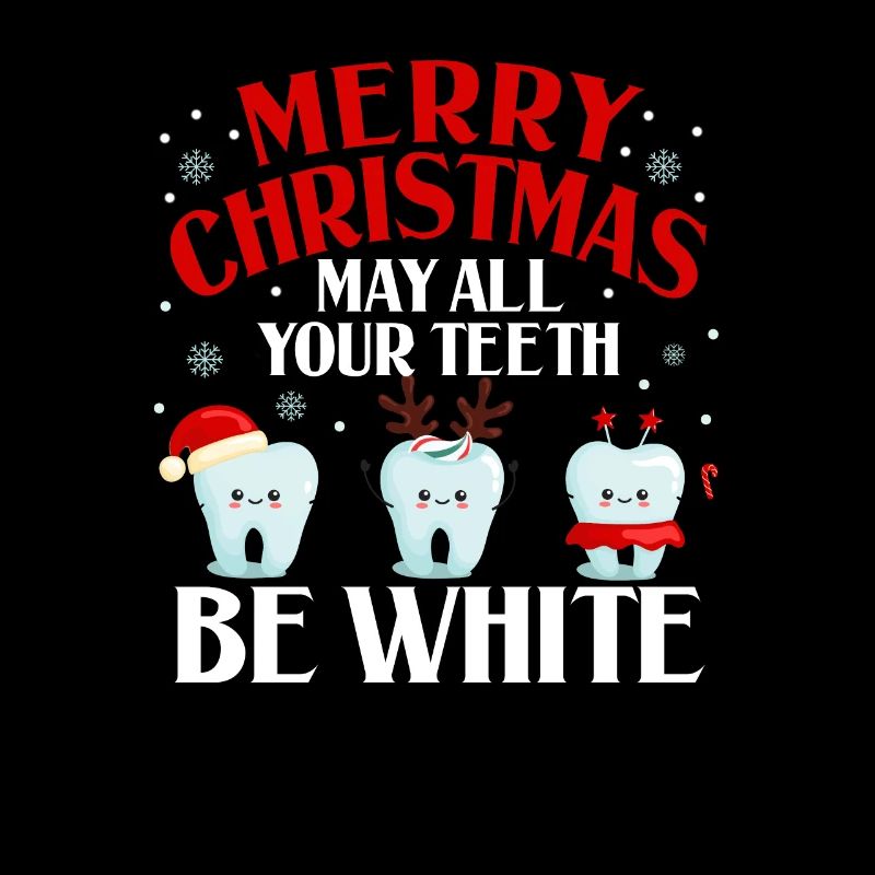 Joyeux Noël Que toutes vos dents soient blanches