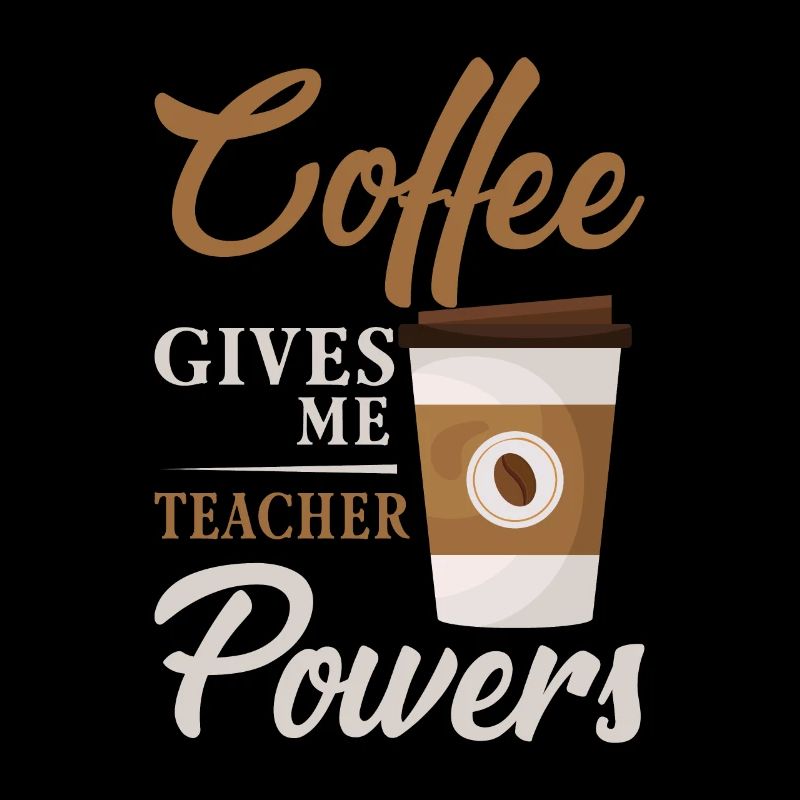 Le café me donne la compétence d’un enseignant