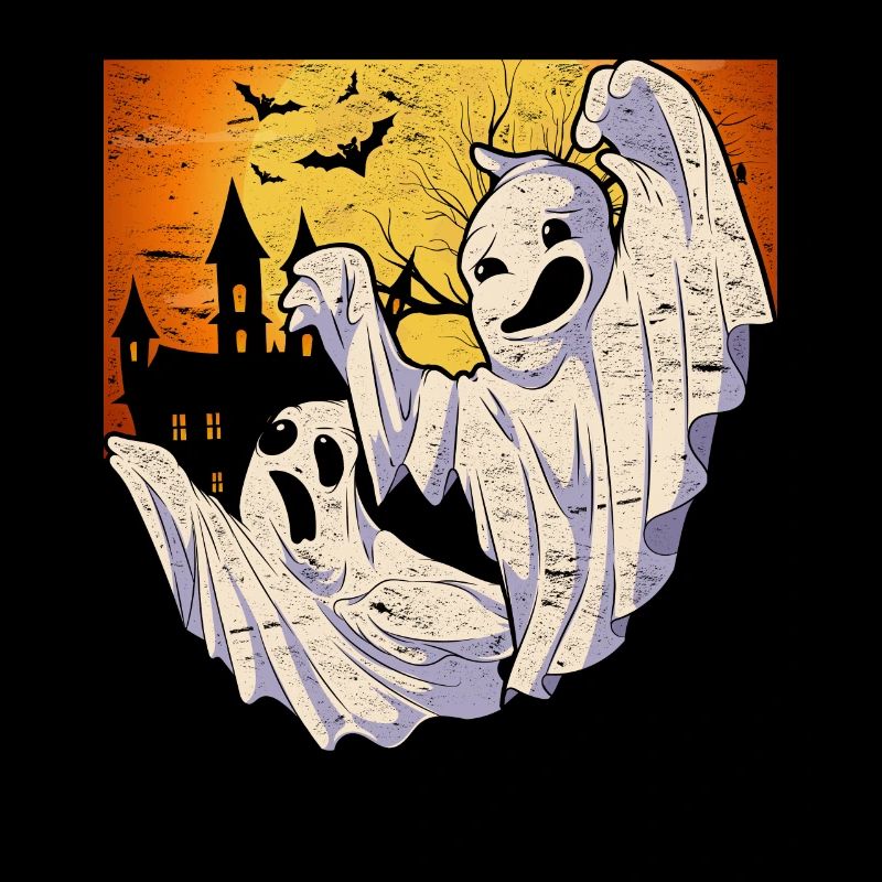 Gruseliges Gespenst Geschenk Halloween Geist