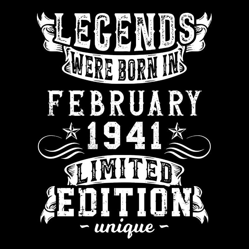 Anniversaire: Février 1941 année, Edition limitée