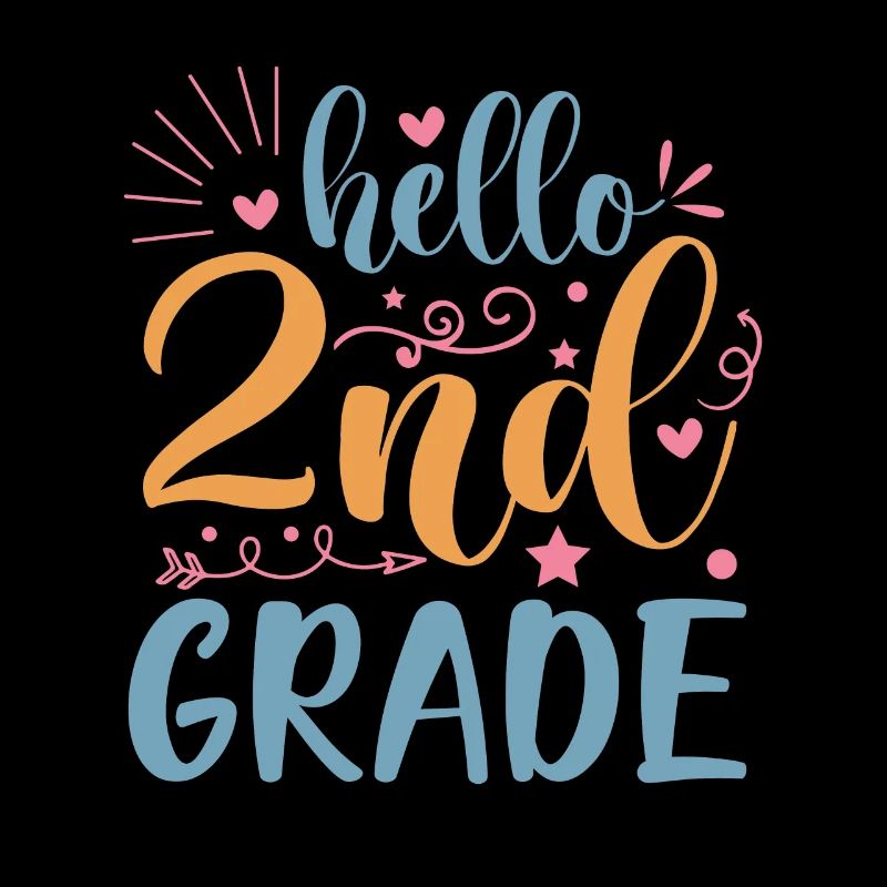 Second Grade Rainbow Girls Boys Teacher Team 2nd