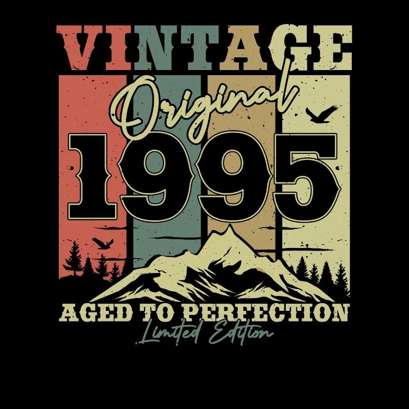 Originales 1995 Vintage Geburtstagsjahr