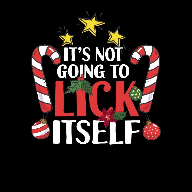 It won't lick itself candy cane lust