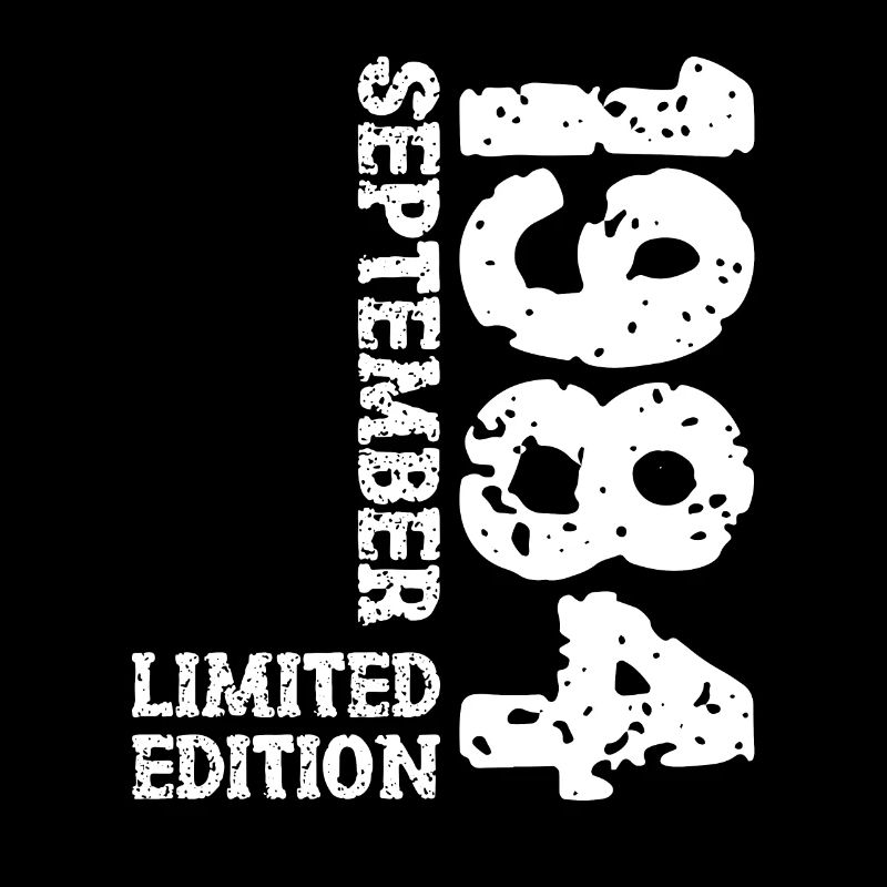 1984 Septembre Edition Limitée 39th Birthday Deco