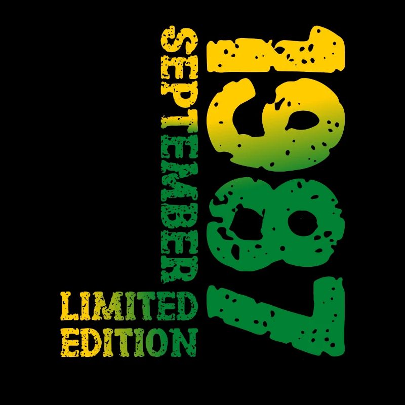 1987 Septembre Edition Limitée 36th Birthday Deco