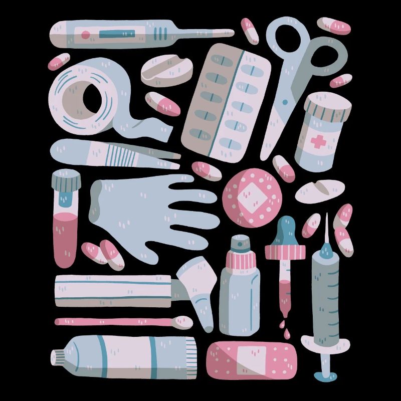 First Aid Doodles First Aid Kit Medicine