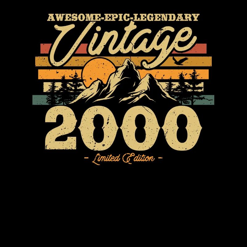 Cadeau d’anniversaire vintage 2000