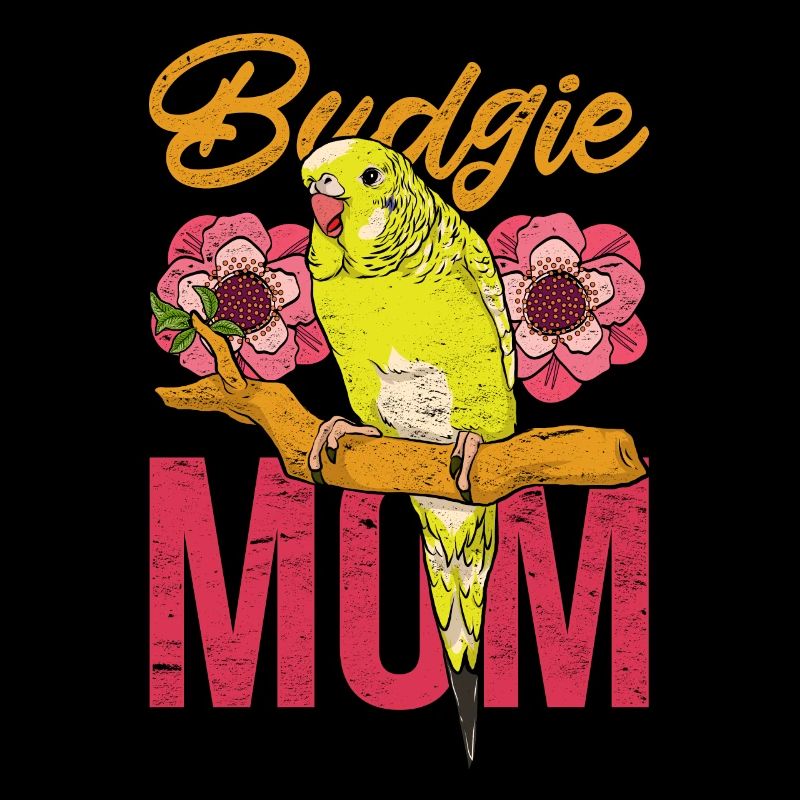 Wellensittich Mama Tier Muttertag Geschenk Vogel