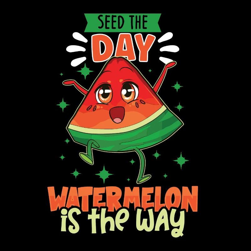 Pastèque Funny Fruit Drôle de dicton