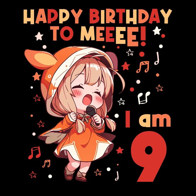 Anime Mandga K-Pop KPop Mädchen 9. Geburtstag