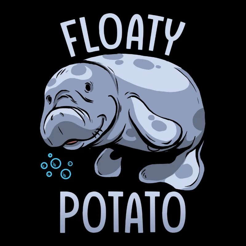 Manatee Floaty Potato Geschenk