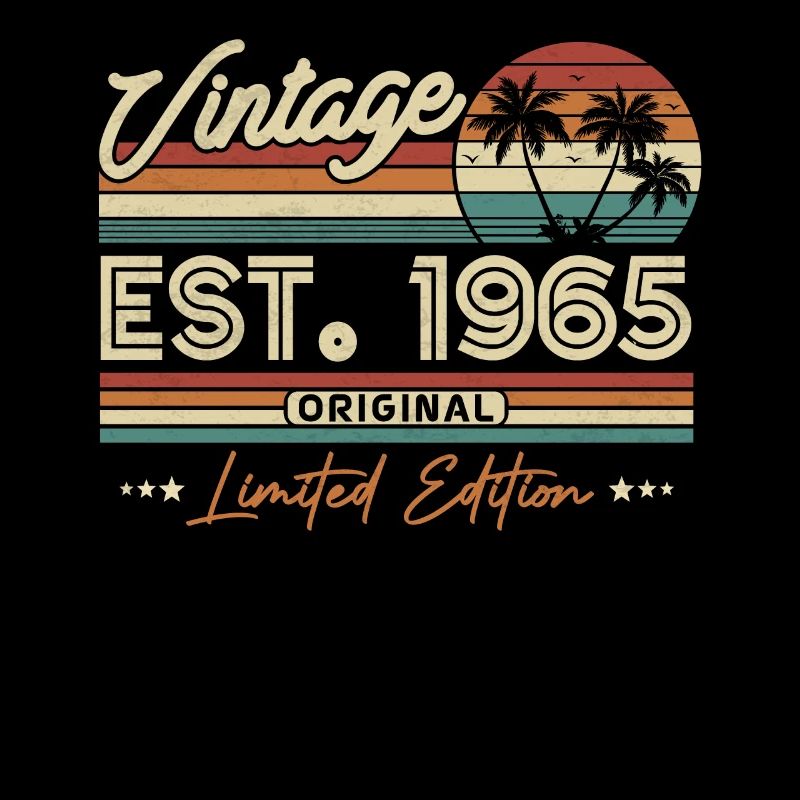 Nostalgique 1965 année d’anniversaire