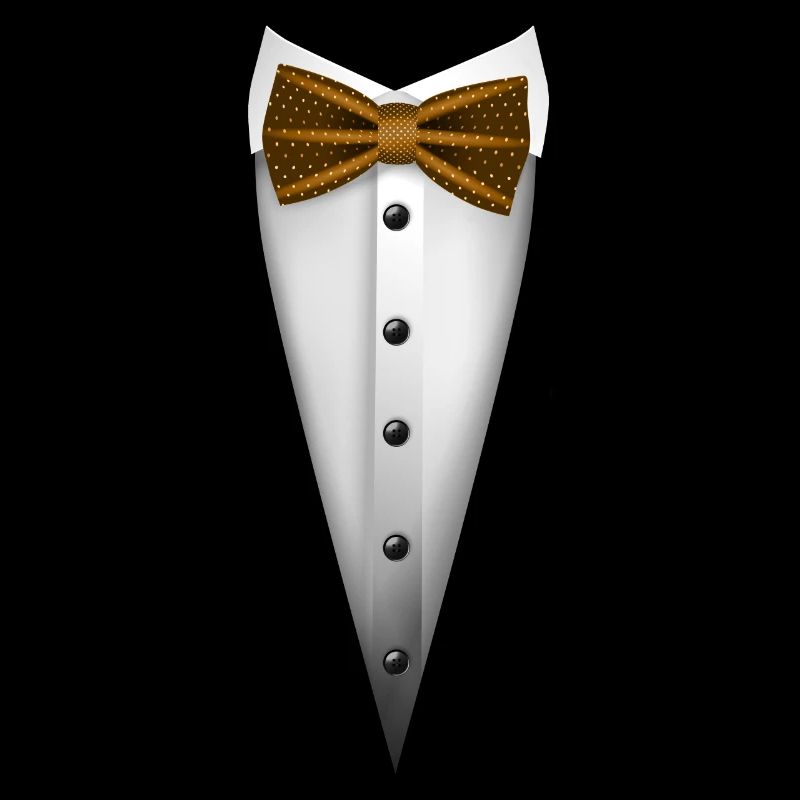 Conception de smoking avec nœud papillon pour les mariages et