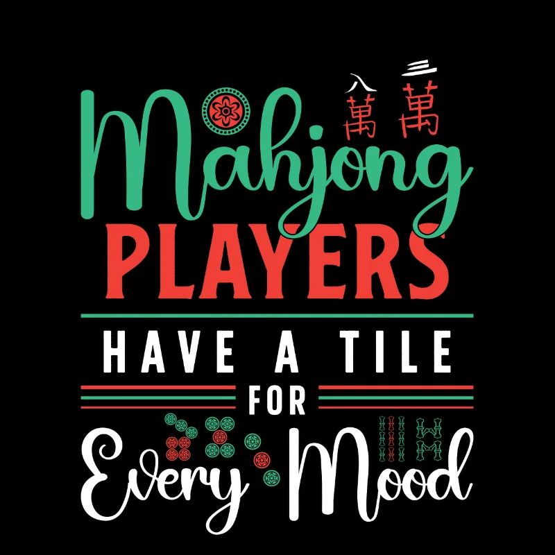 Les joueurs de Mahjong ont une tuile pour chaque jeu de société